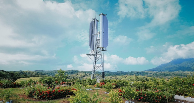 チャレナジーの風力発電