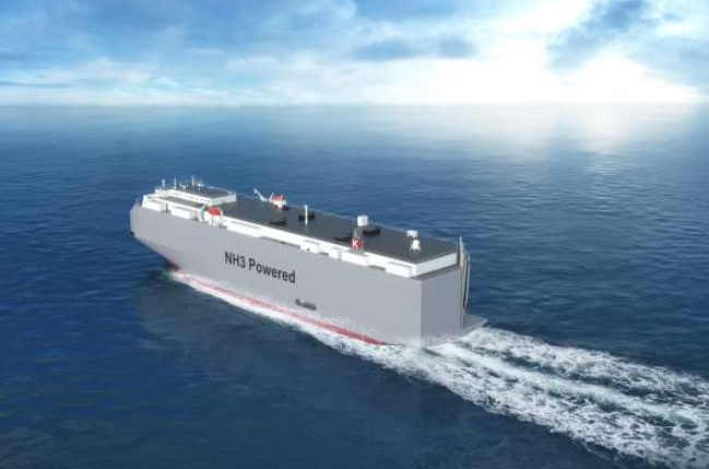 アンモニア燃料自動車運搬船