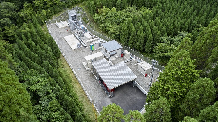地熱発電およびグリーン水素製造の実証プラント
