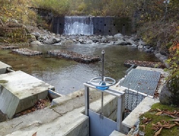 山形県米沢市の小水力発電所