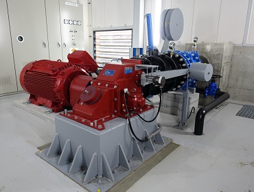 山形県米沢市の小水力発電所