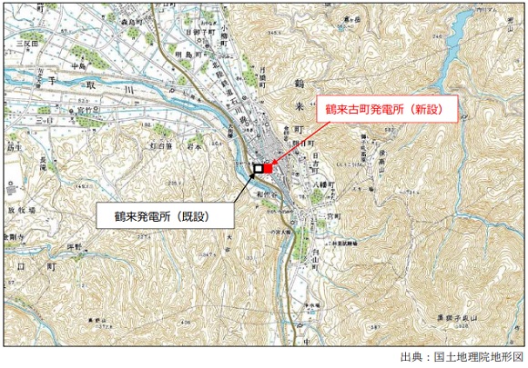石川県白山市・鶴来古町発電所