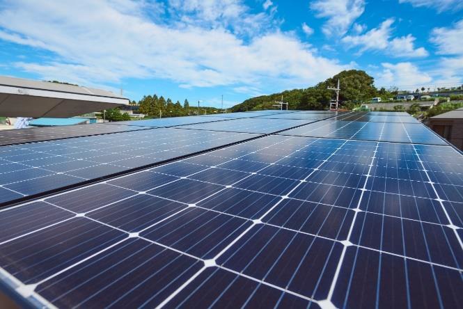 長州産業製太陽電池モジュール