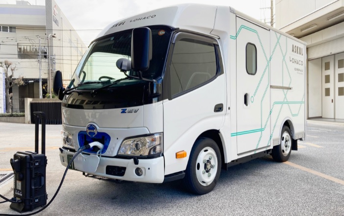 日野自動車の小型BEVトラック