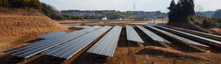 JRE 稲敷蒲ヶ山太陽光発電所