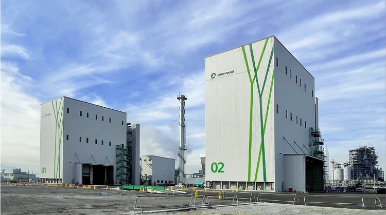 福岡県・シグマパワー有明のバイオマス発電所