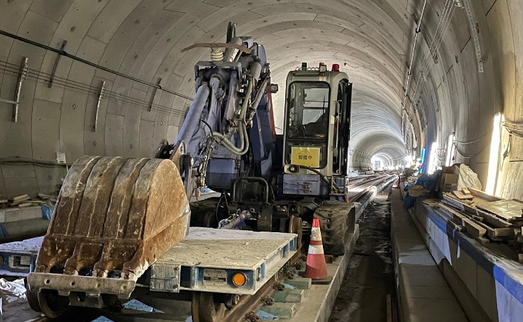 相鉄・東急直通線 羽沢トンネル内