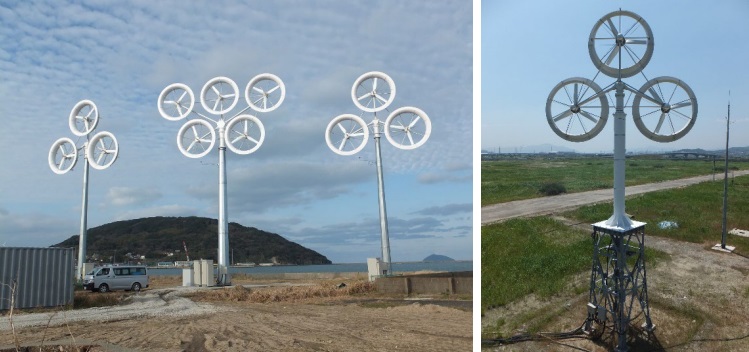 九大発ベンチャー企業リアムウィンドと「小型レンズ風車」