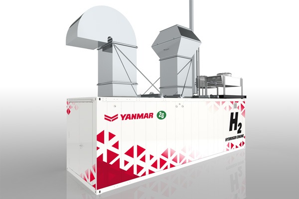 ドイツ２G社製100％水素燃料コージェネレーションシステム