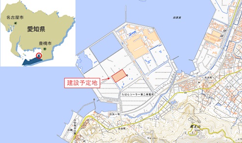 本発電所周辺地図