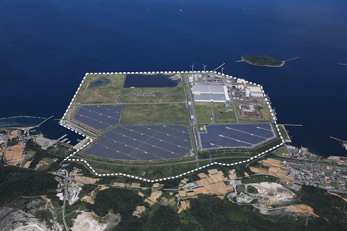 発電所建設予定地周辺空撮