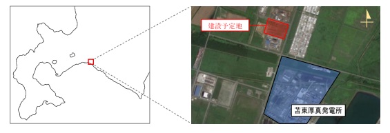 建設予定位置図