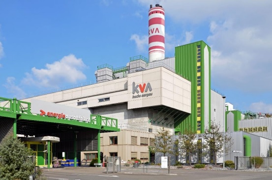 スイスのごみ焼却発電施設