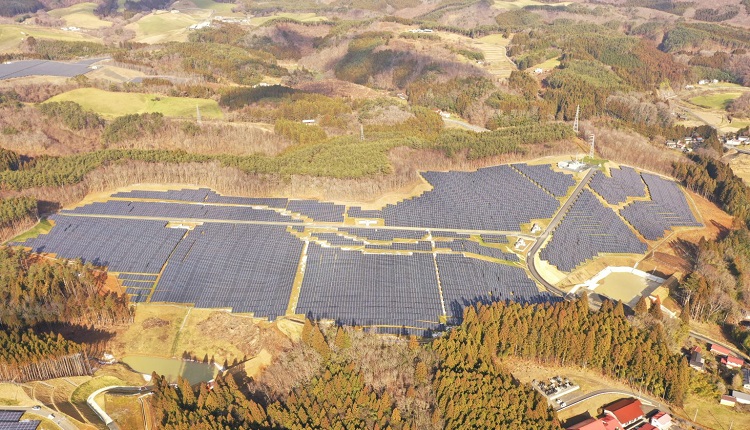 宮城県気仙沼市・大型太陽光発電所