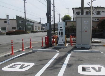 EV充電スポット・静岡県セブンイレブン袋井方丈店
