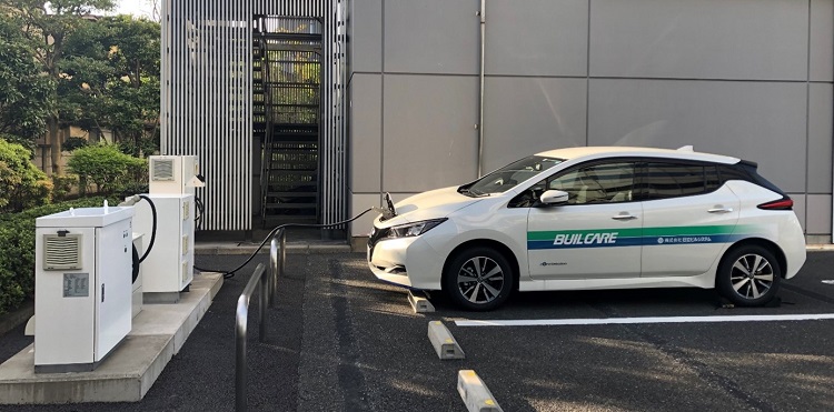 日立ビルシステム、停電時にＥＶの給電でエレベーターを利用するV2Xシステムの実証を開始