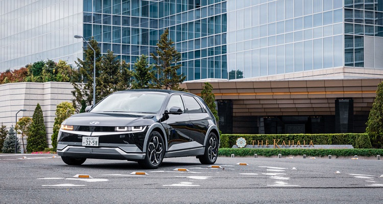 EV「Hyundai IONIQ 5」のグリーンカーシェアリングを「ザ・カハラ・ホテル＆リゾート 横浜」で開始