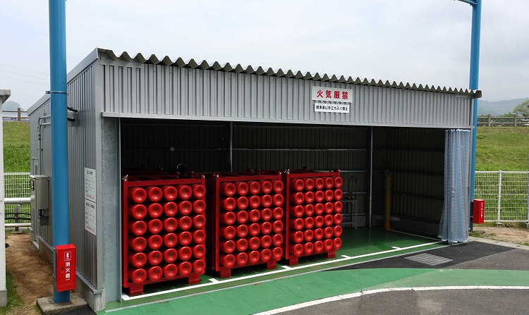 三浦工業、水素燃料蒸気貫流ボイラの開発に向け大規模水素貯蔵設備の運用を開始