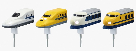 鉄道型USB AC充電器「スマ鉄」、東海道新幹線＆ドクターイエロー版を発売