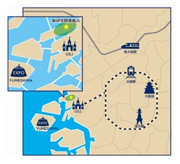 新研究開発拠点の位置
