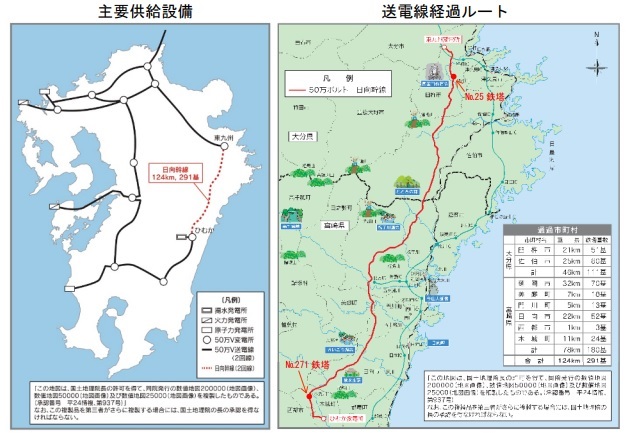 九州電力送配電、50万ボルト日向幹線の運用を開始