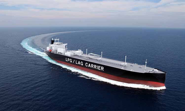 三菱造船、主燃料をLPGからアンモニアに転換可能なVLGCのコンセプト設計を完了