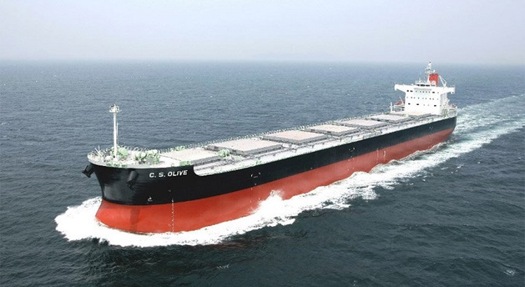 商船三井、バイオ燃料を使用したばら積み貨物船の試験航行を実施