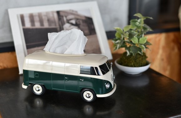 フォルクスワーゲン公式ライセンス商品「T1バス型ティッシュケース」