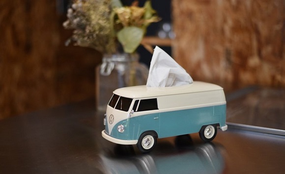 フォルクスワーゲン公式ライセンス商品「T1バス型ティッシュケース」