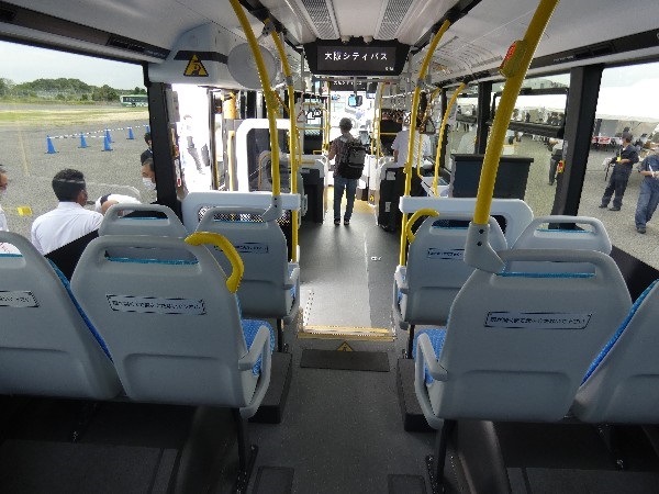 大阪舞洲の2022バステクフォーラムで展示の「トヨタSORA」