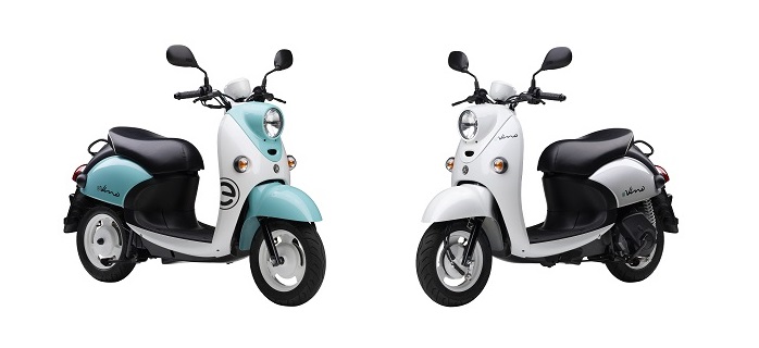 ヤマハ発動機、電動スクーター「E-Vino」に新たなバッテリーを搭載