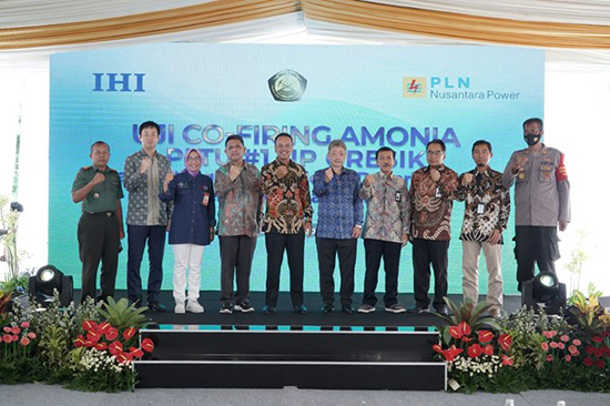 IHI、ASEAN初・事業用発電設備で燃料アンモニアの小規模混焼を実施