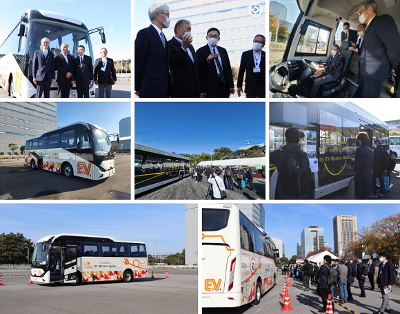 EVモーターズ・ジャパン、バステクin首都圏でEV観光バスをラインナップに追加