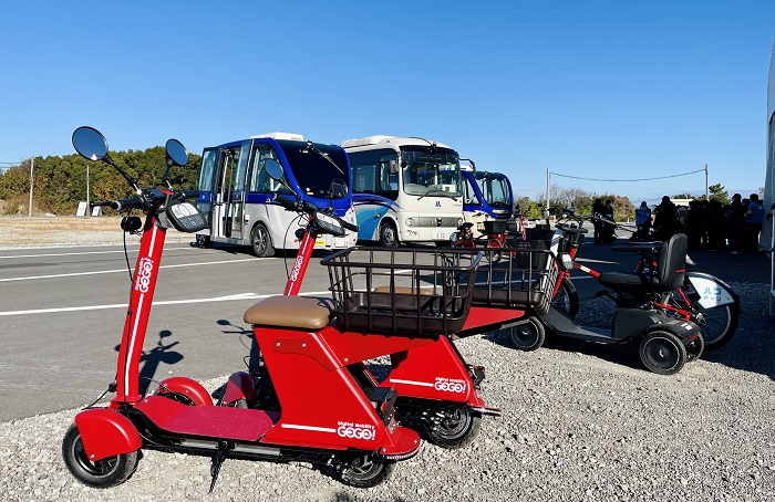 次世代電動モビリティFuture「GOGO！シェア」、大阪舞洲実証会場で体験試乗を開始