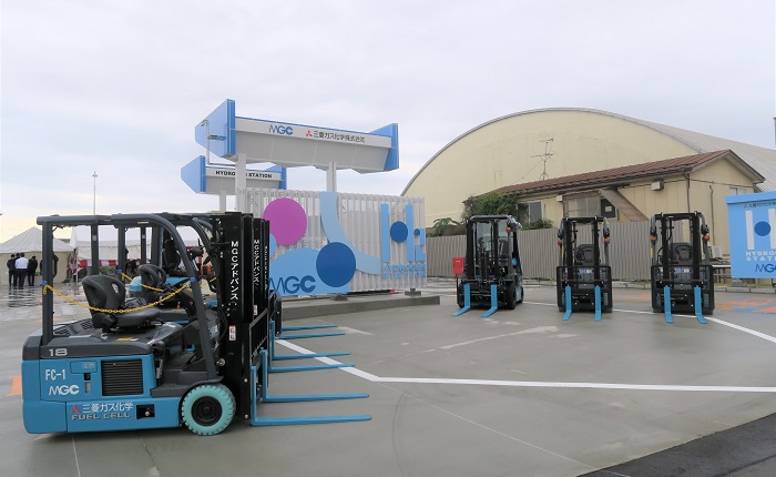 PDCマシンズ、燃料電池フォークリフト用水素充填装置を三菱ガス化学新潟工場で稼働開始