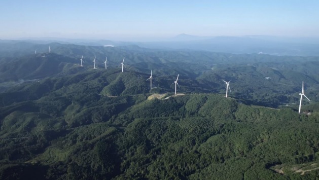 JRE、岩手県「折爪岳南第一風力発電所」の運転を開始