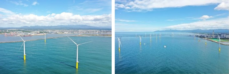 秋田県「秋田港＆能代港」洋上風力発電プロジェクトの全面商業運転を開始