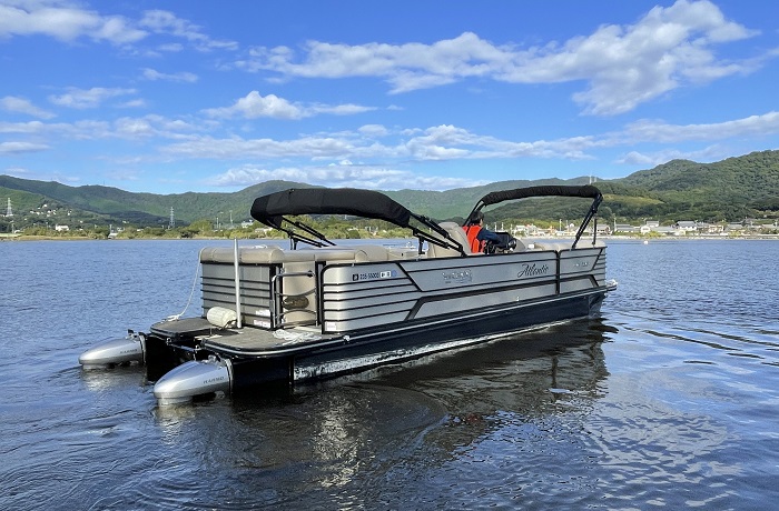 徳島市、ヤマハ発動機とひょうたん島周遊「電動船」試乗会第2弾を開催