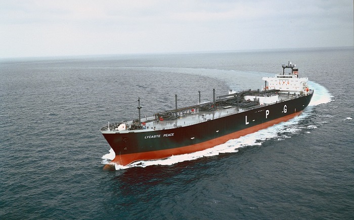 アストモスと日本郵船、LPG船でのバイオ燃料実証実験を完了