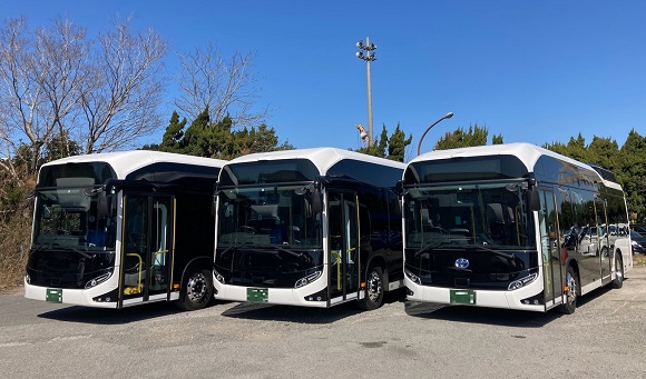 シダックス、国内初！スクールバス運行に 水素を活用した燃料電池バスを導入