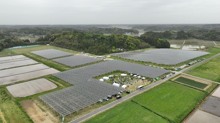 匝瑳おひさま発電所、国内最大規模の地域共生型ソーラーシェアリング稼働