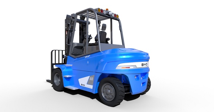 BYD FORKLIFT JAPAN、6トン／7トン／8トン積載のEVフォークリフトを販売開始