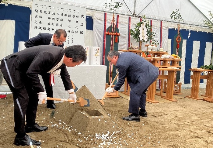 コスモ、国内初となる国産SAFの大規模生産実証設備の起工式を実施