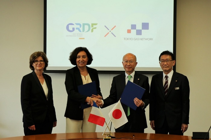 東京ガスネットワーク、フランスのガス導管事業者GRDF社と相互協力協定を締結