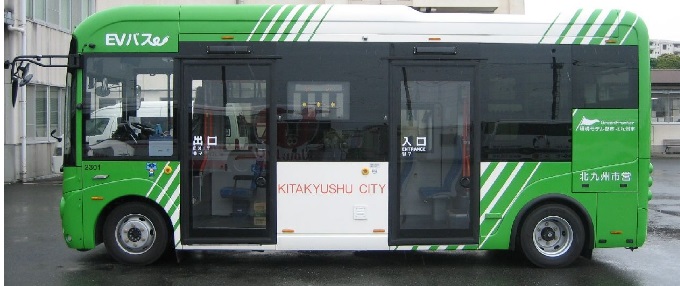 EV モーターズ・ジャパン、北九州市へ小型コミュニティEVバスを納車