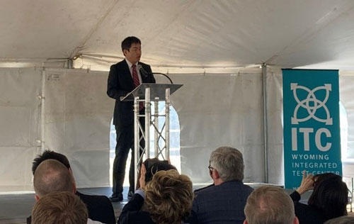 川崎重工、米国ワイオミング州でCO2分離回収技術実証試験設備の起工式を開催